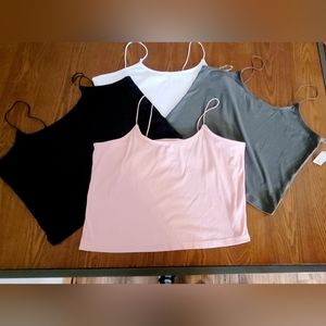 4 CAMISOLE SHIRTS